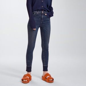 NWT Rag & Bone HIGH RISE ANKLE SKINNY Jeans